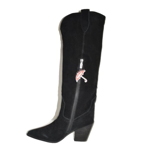 New! Blondo Wylde Waterproof Pointed Toe Boot Black Suede Size 11 M DD503 - Picture 2 of 7